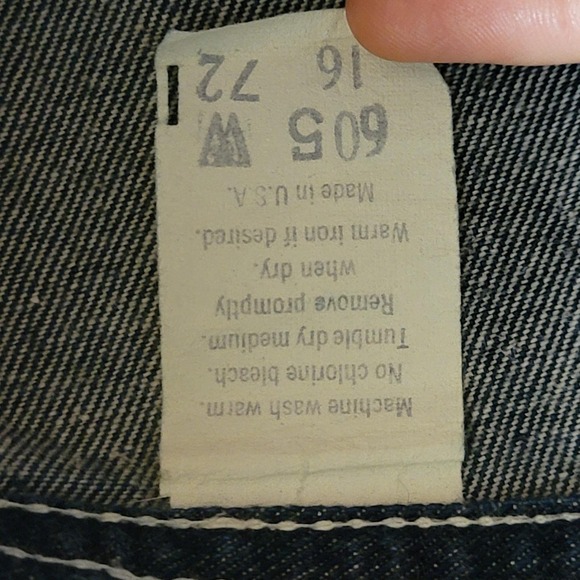 VTG 70s High Waist Dark Wash Jeans - Picture 10 of 10